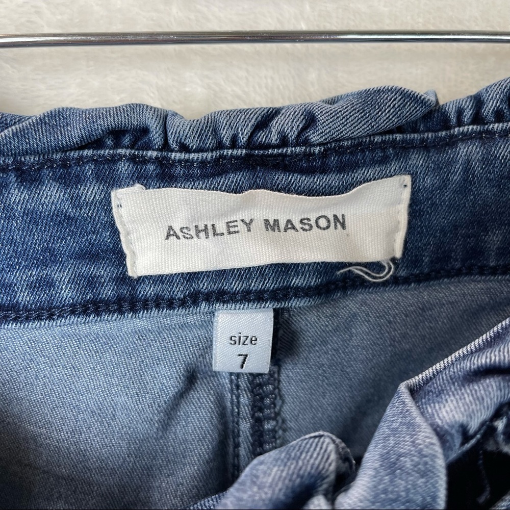 Ashley Mason Paper Bag Front Tie Jeans 7 - Picture 5 of 9